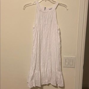 White splendid dress halter